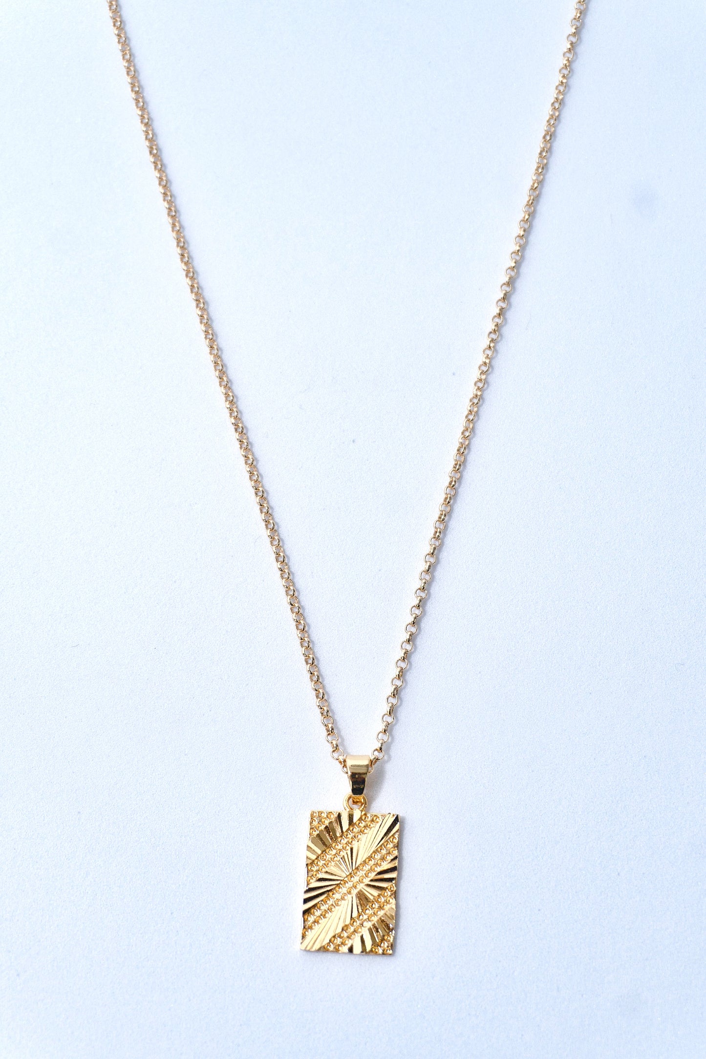 14K Gold-Filled Slate Necklace