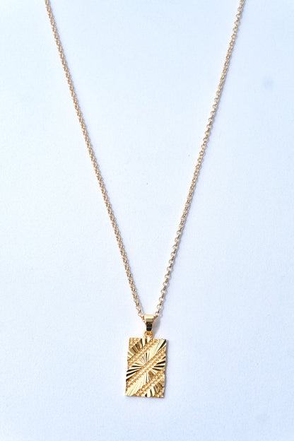 14K Gold-Filled Slate Necklace