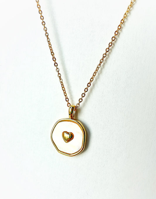 Love Shell 24K Gold Necklace