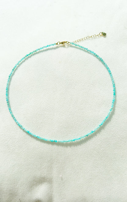 Blue Tihane Gemstone Base Necklace