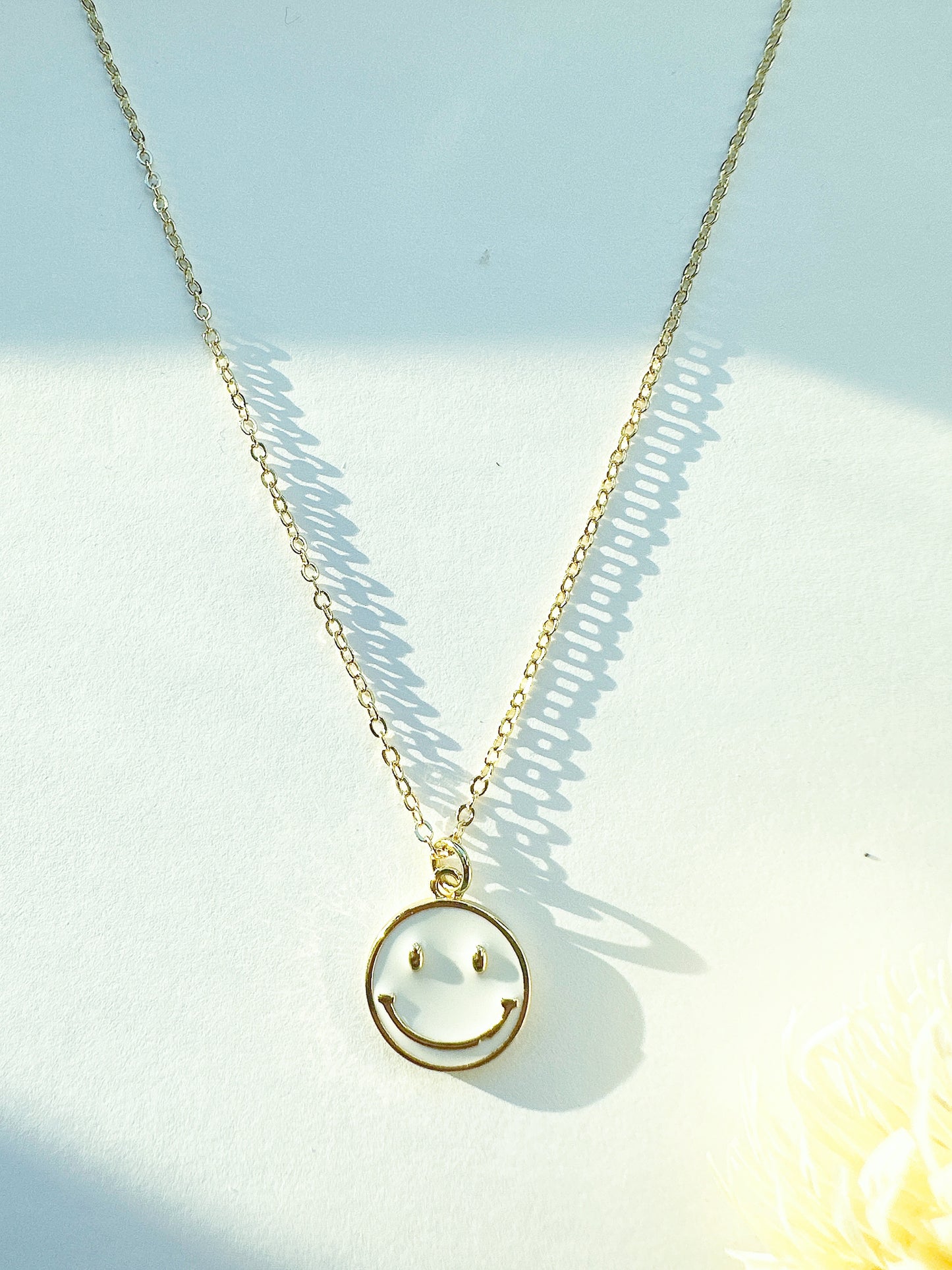 Smile 14k Gold-Filled Cross Necklace