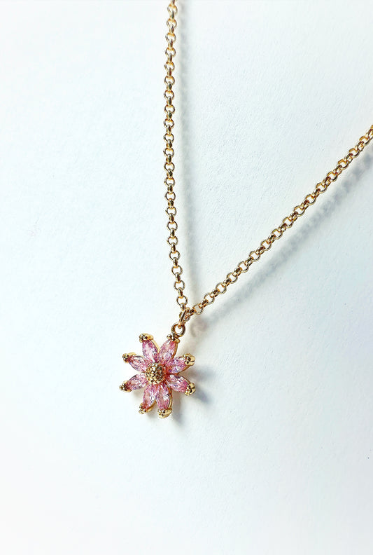 Pink Daisy Dreams Necklace