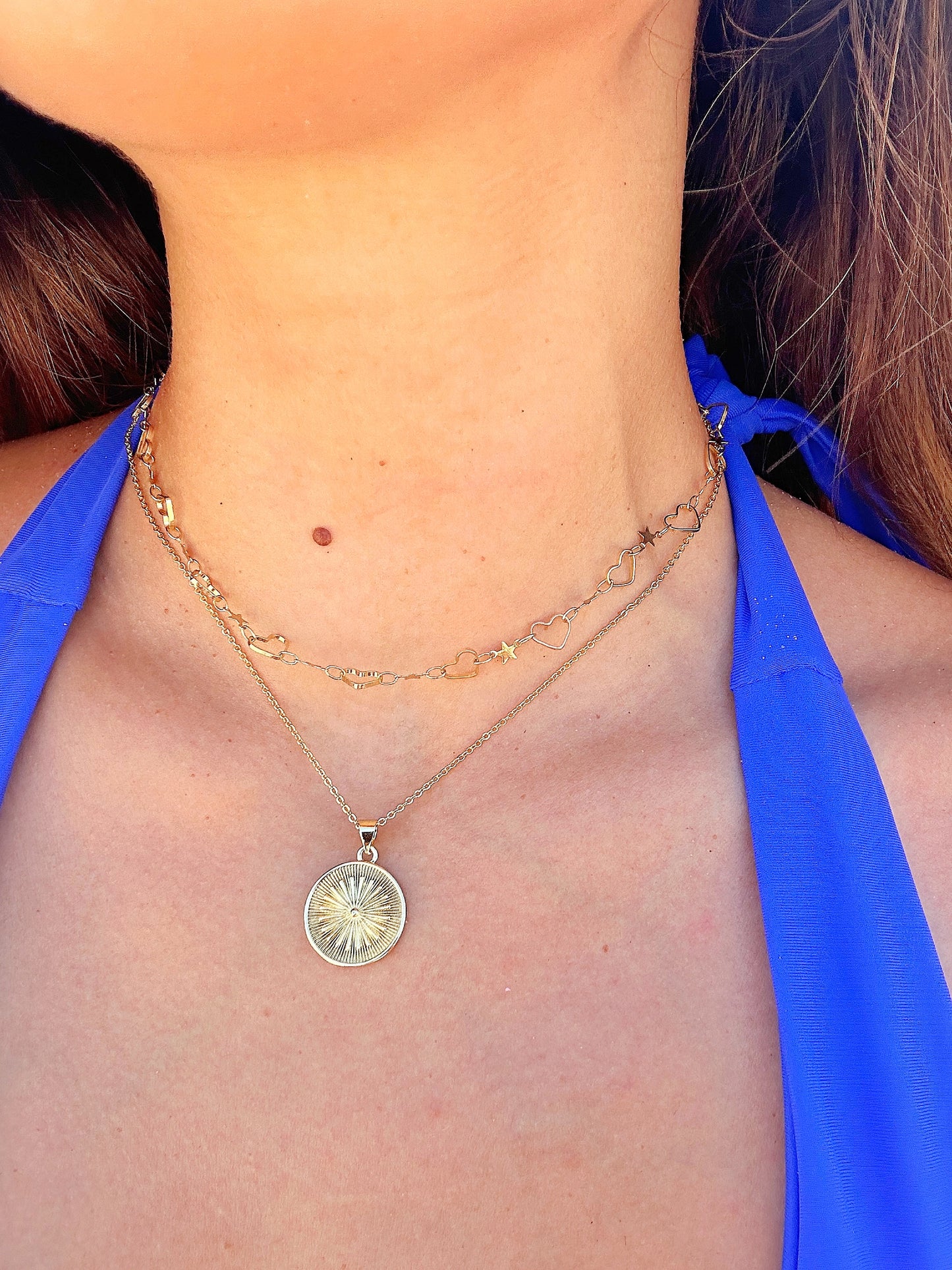 14k Gold-Filled Sunburst Necklace