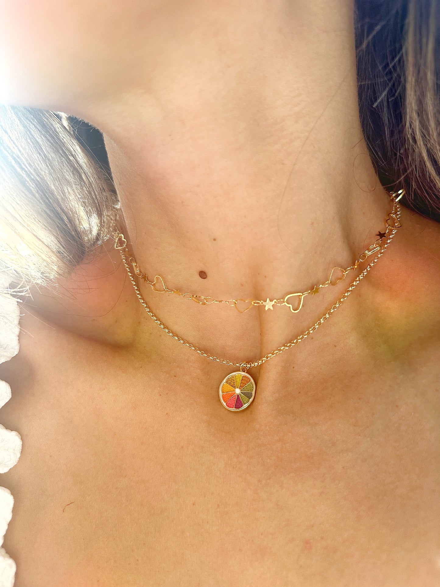 14k Gold-Filled Orange Necklace