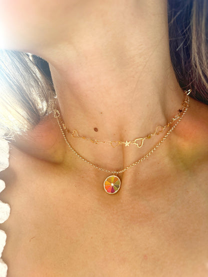 14k Gold-Filled Orange Necklace