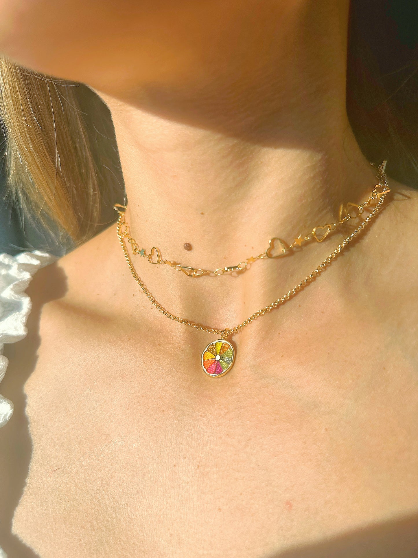 14k Gold-Filled Orange Necklace