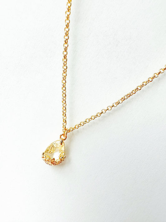 Sea Drop 14K Gold Necklace