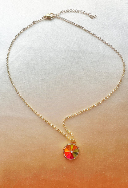 14k Gold-Filled Orange Necklace