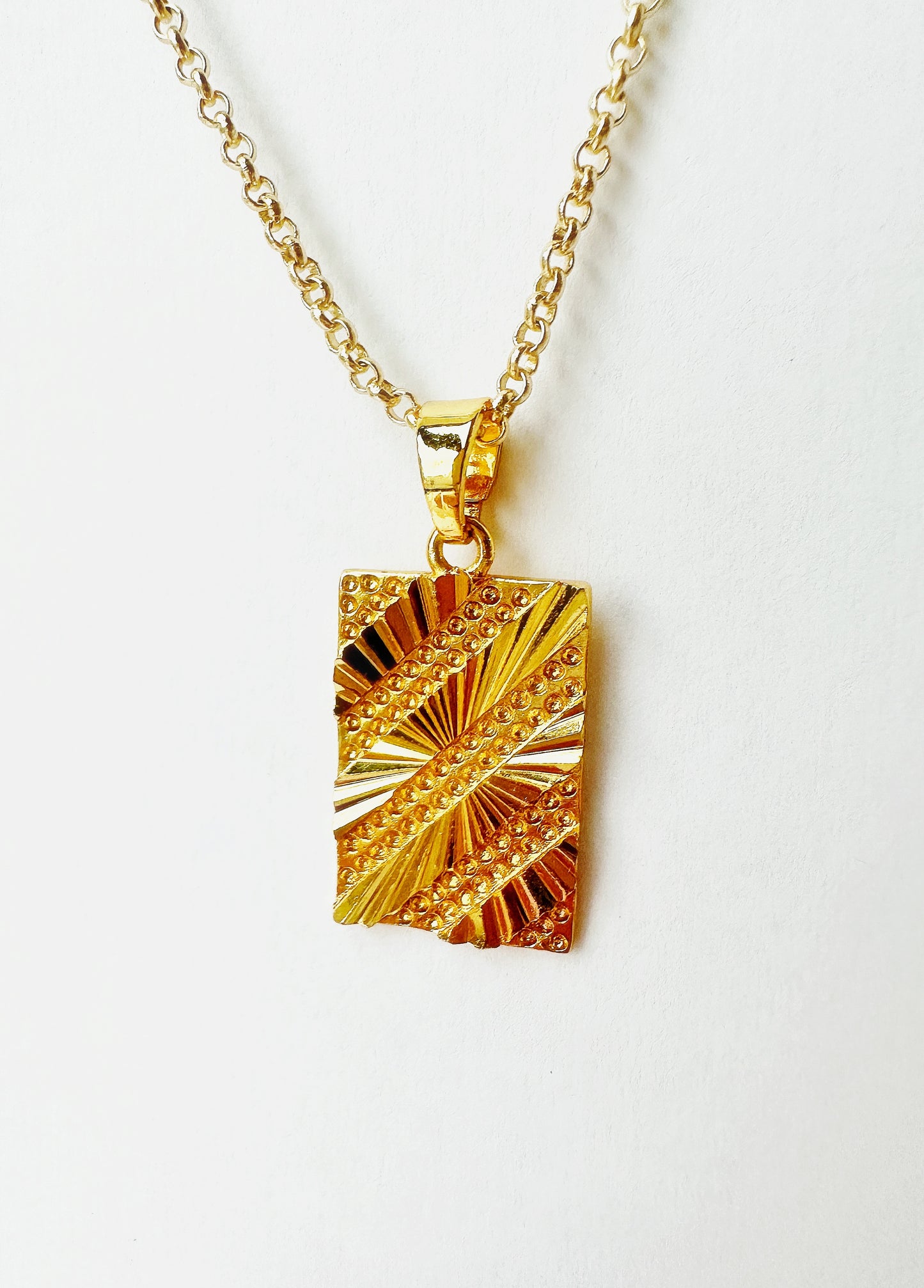 14K Gold-Filled Slate Necklace