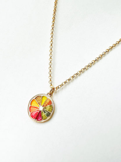 14k Gold-Filled Orange Necklace