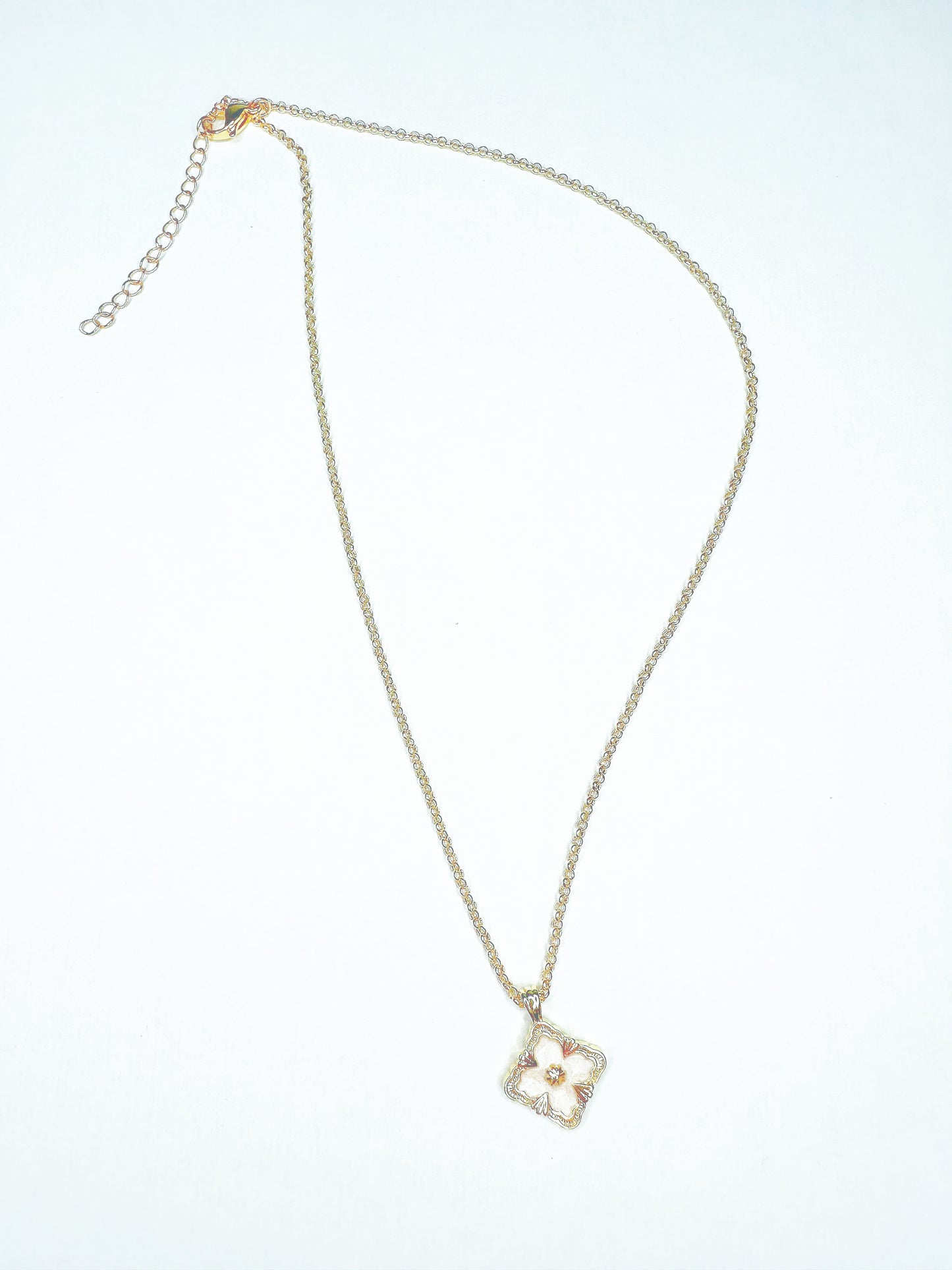 14k Gold-Filled Princess Diamond Necklace