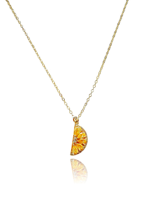 Crystal Citrus 14k Gold-Filled Necklace