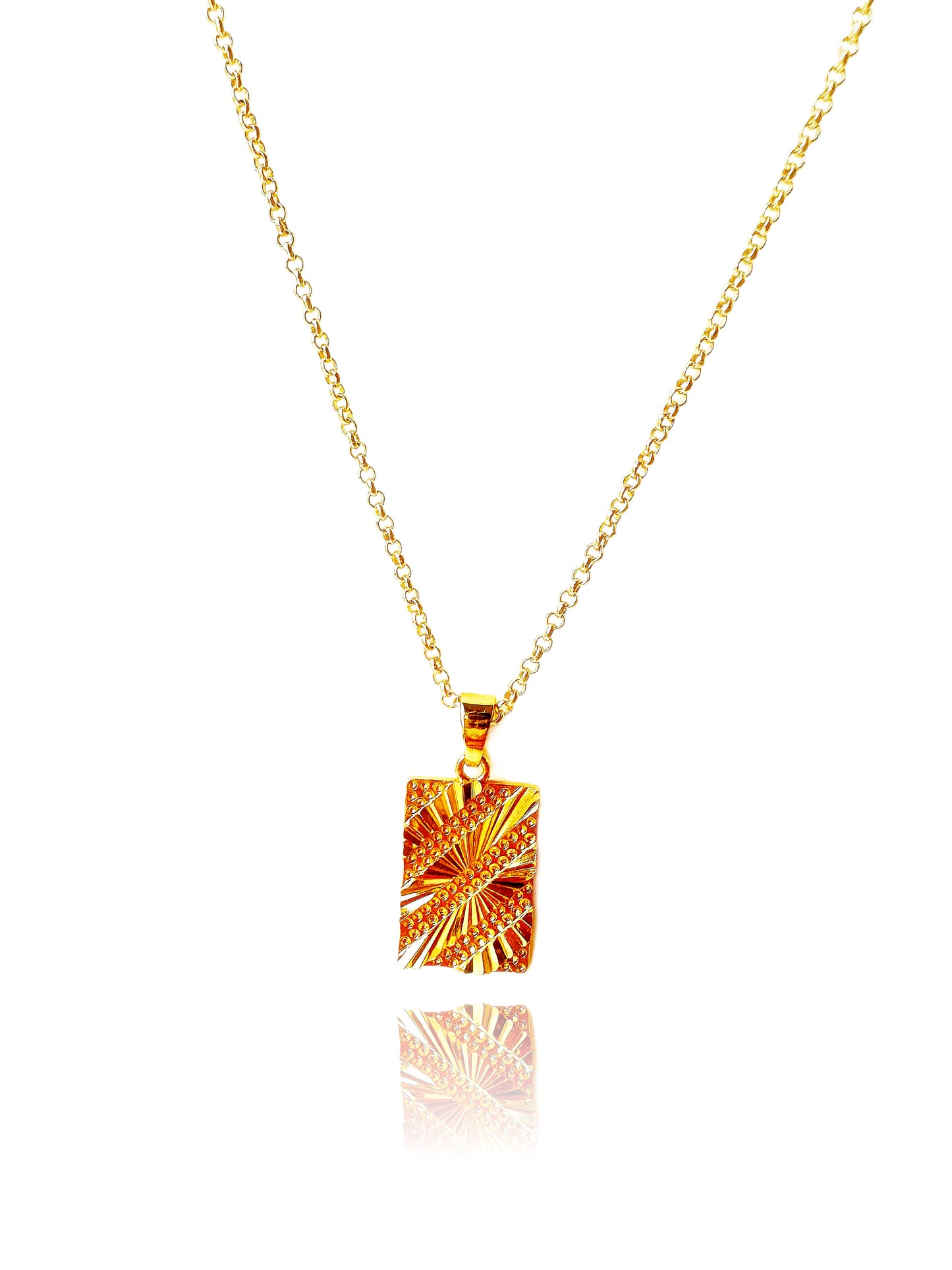 14K Gold-Filled Slate Necklace