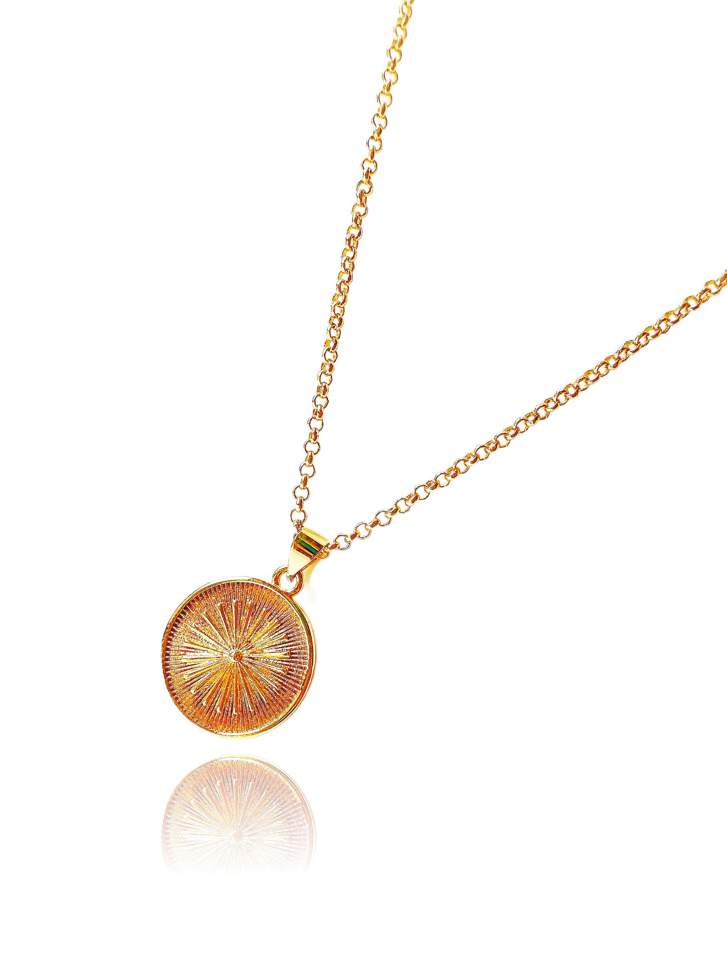 14k Gold-Filled Sunburst Necklace