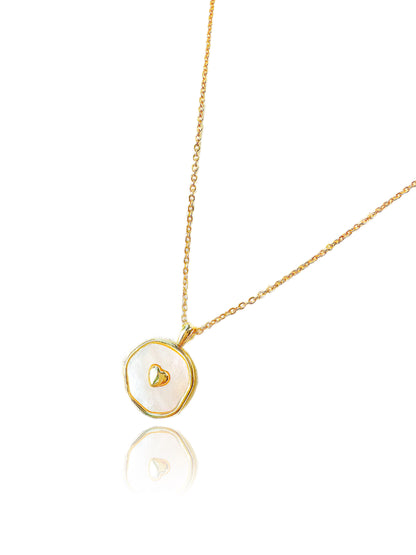 Love Shell 24K Gold Necklace