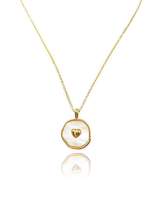 Love Shell 24K Gold Necklace