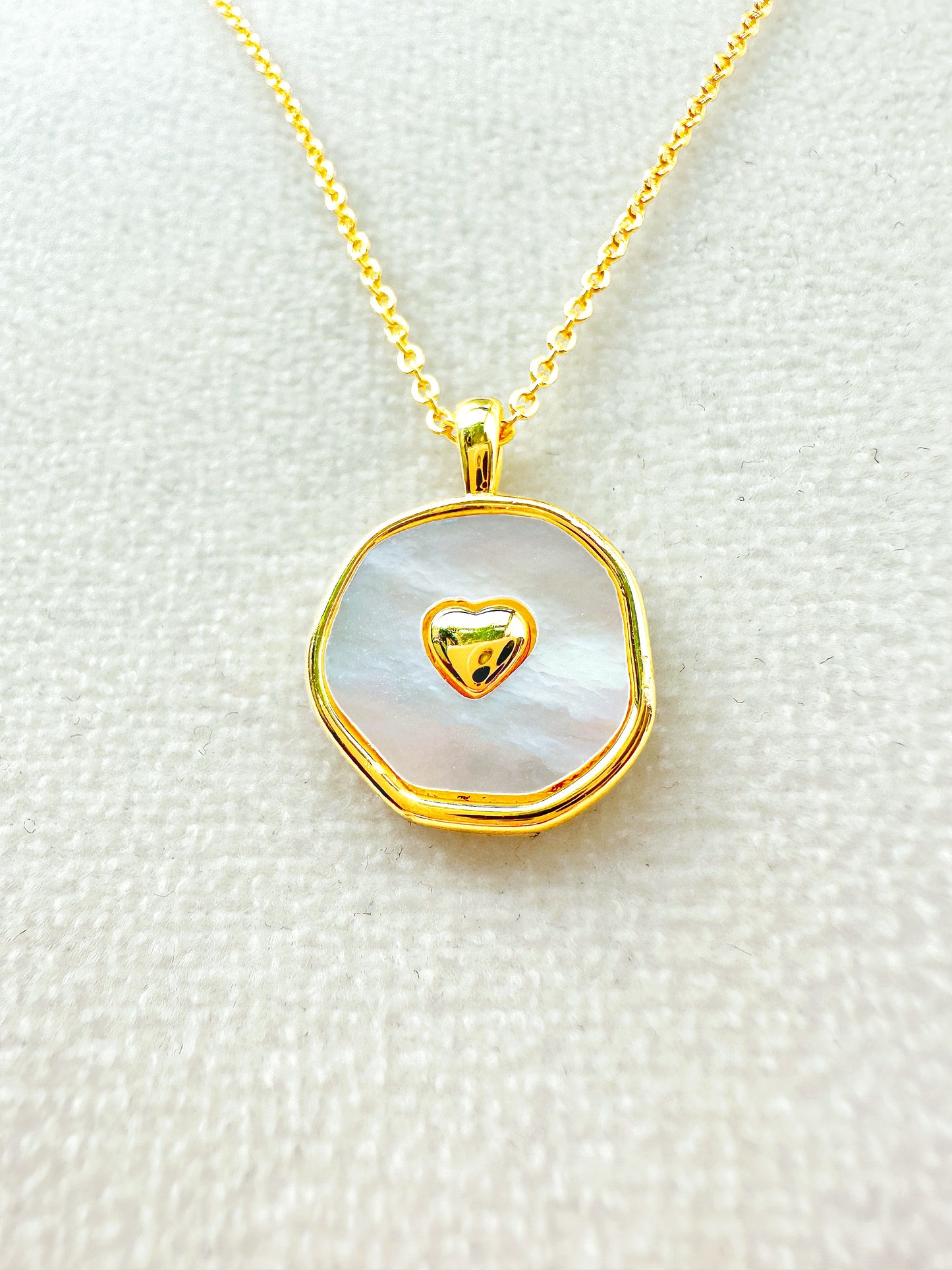 Love Shell 24K Gold Necklace