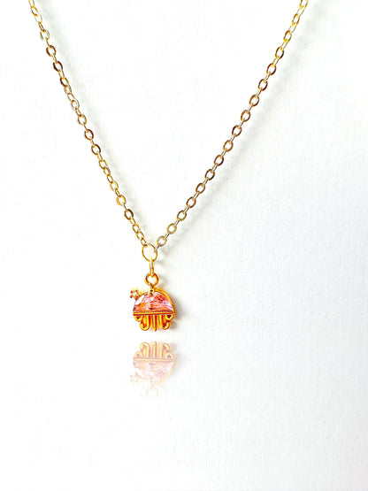 14K Gold Jellyfish Necklace