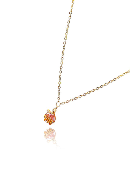 14K Gold Jellyfish Necklace