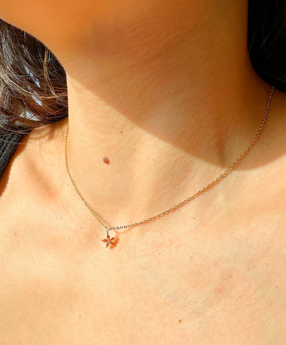 14K Gold-Filled Dainty Starfish Necklace